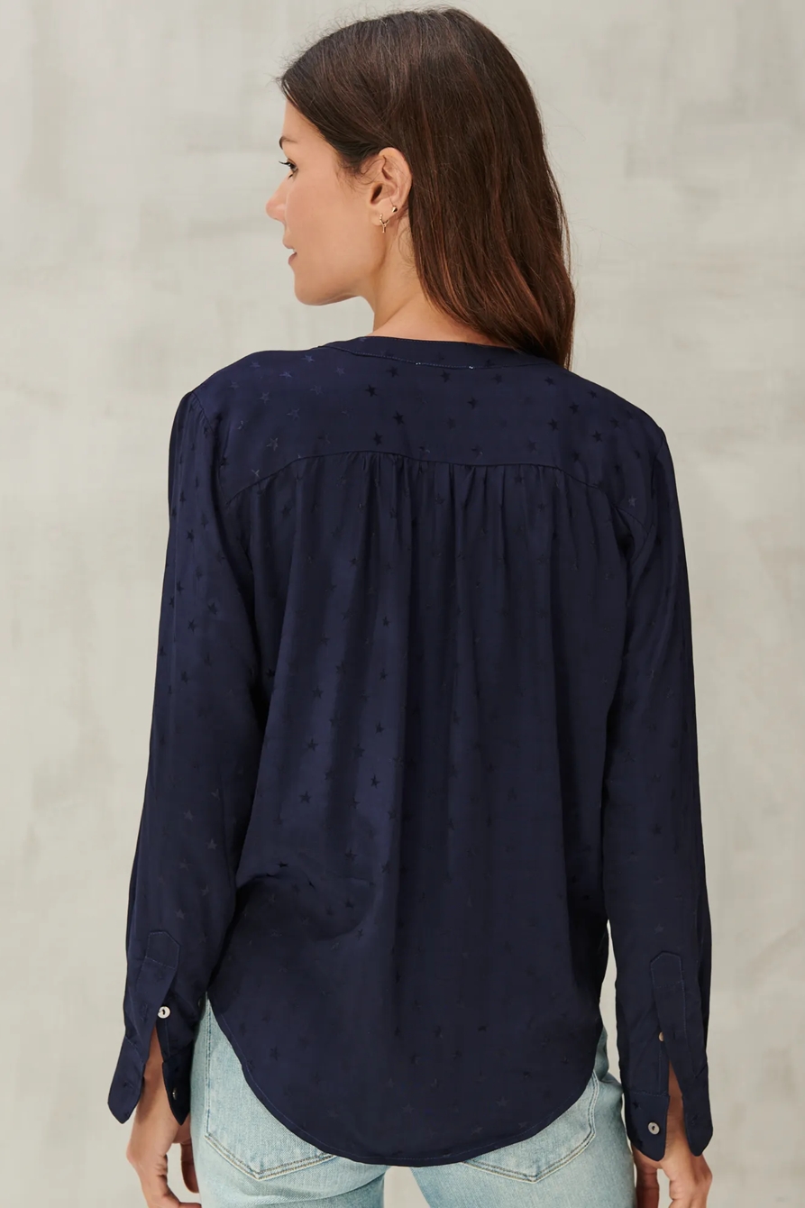TEXTURED STAR BUTTON DOWN SHIRT, image 4