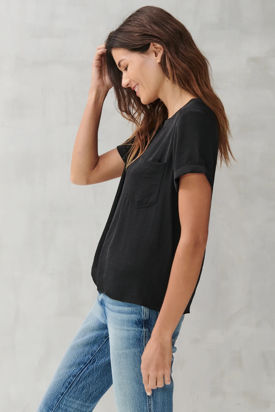 WOVEN POCKET TEE, image 3