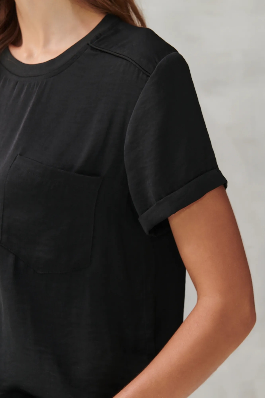 WOVEN POCKET TEE, image 5