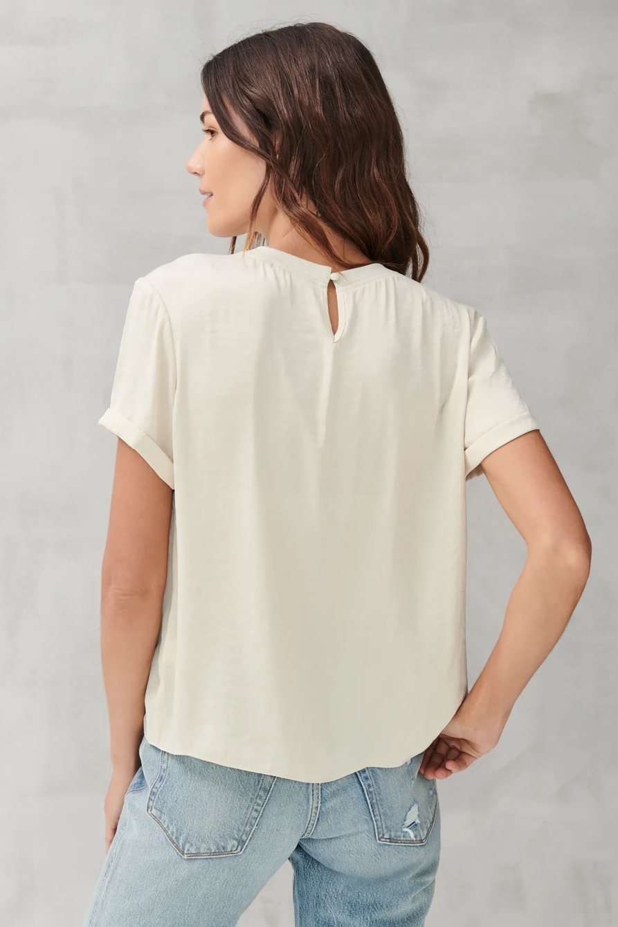 WOVEN POCKET TEE, image 4