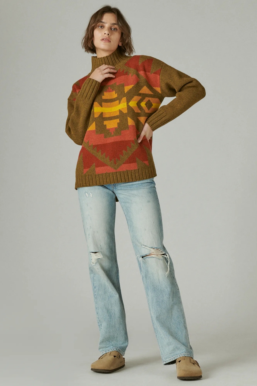 PENDLETON LAMBSWOOL GRAPHIC SWEATER, image 2