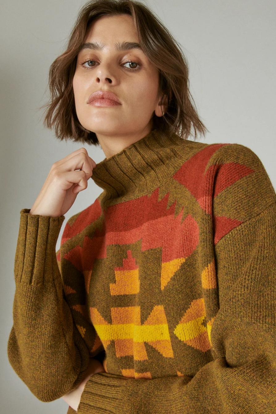 PENDLETON LAMBSWOOL GRAPHIC SWEATER, image 5