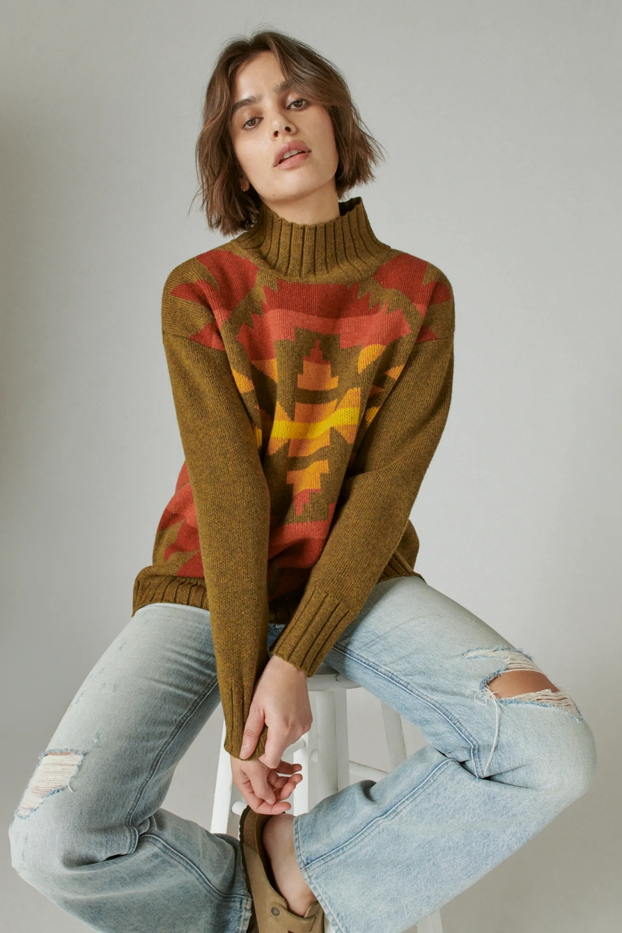 PENDLETON LAMBSWOOL GRAPHIC SWEATER, image 6