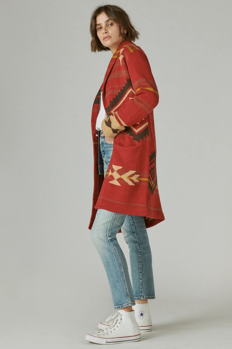 PENDLETON GRAPHIC SWEATER COATIGAN, image 2