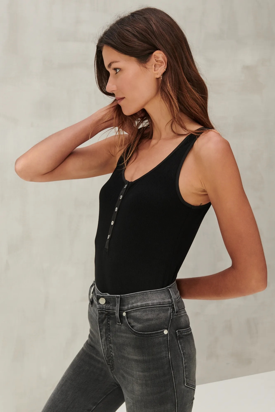 RIB HENLEY TANK TOP, image 3