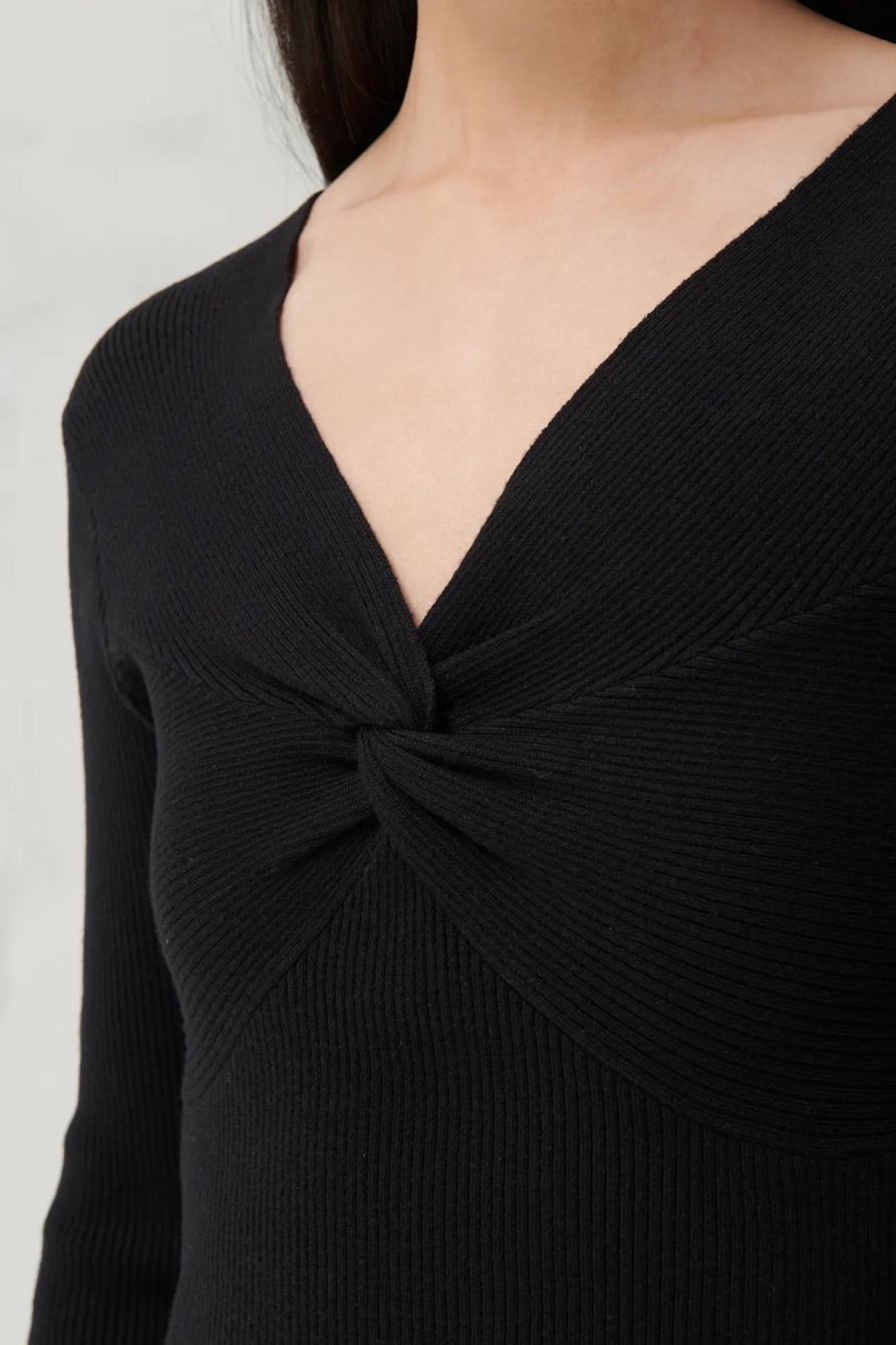 TWIST LONG SLEEVE TOP, image 5