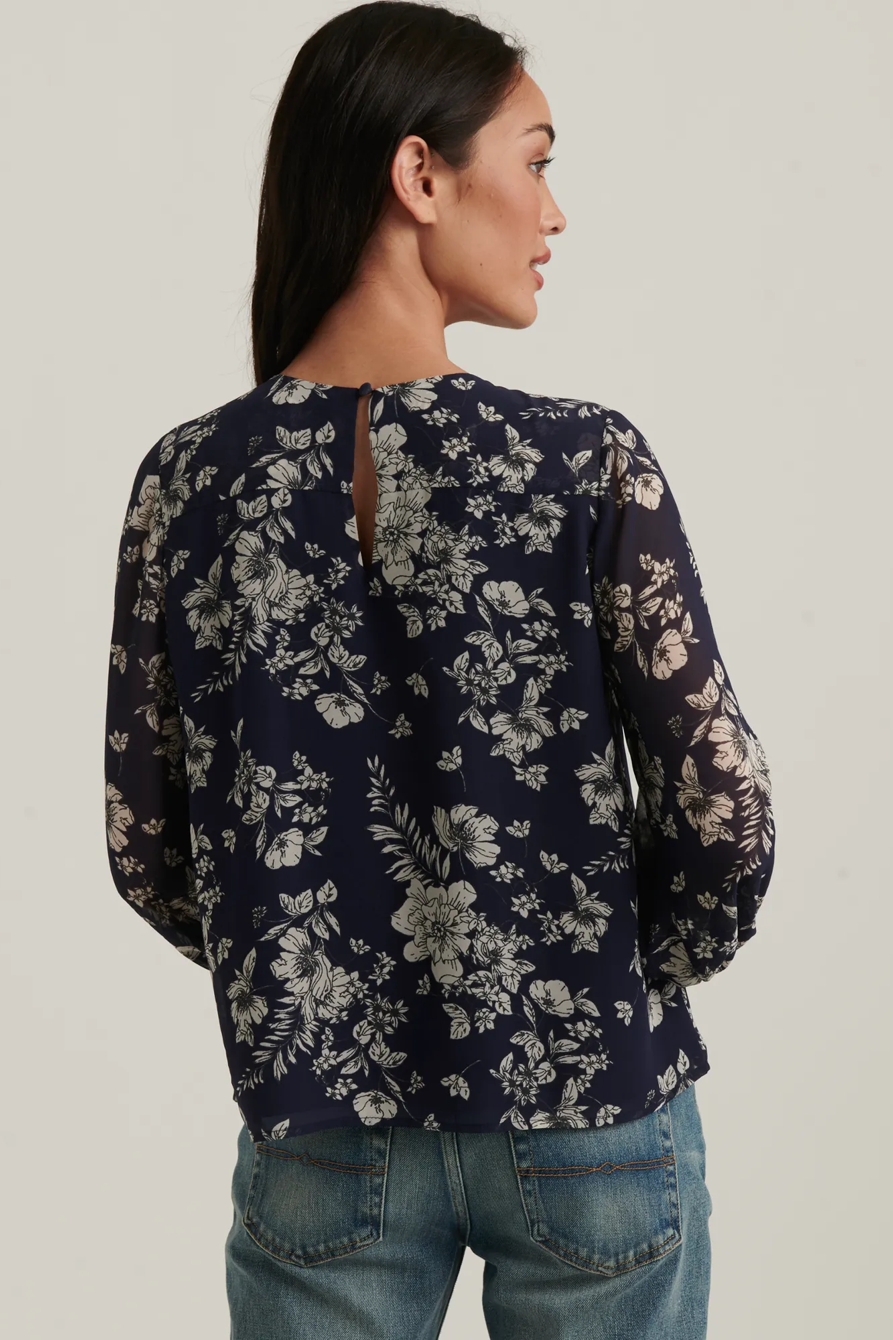 PRINTED FLORAL BLOUSE TOP, image 3