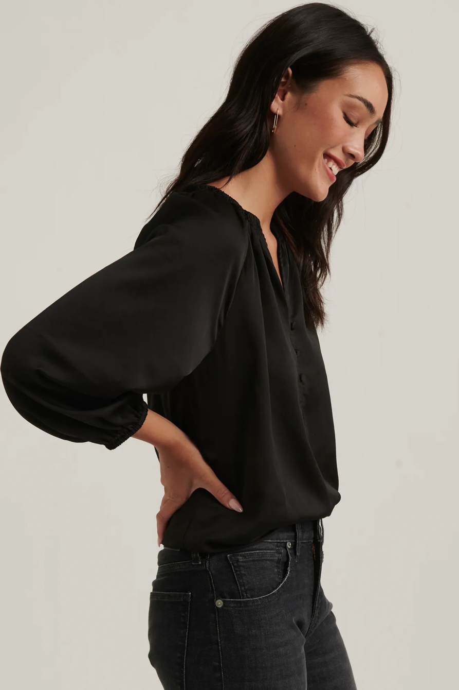 SATIN EMILY BLOUSE TOP, image 2