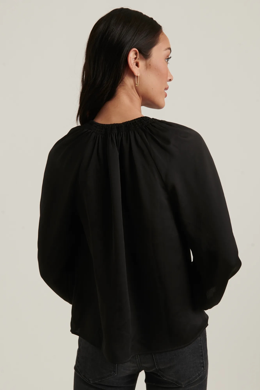 SATIN EMILY BLOUSE TOP, image 3