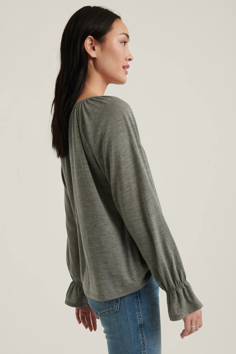 Bell Sleeve Knit Top, image 3