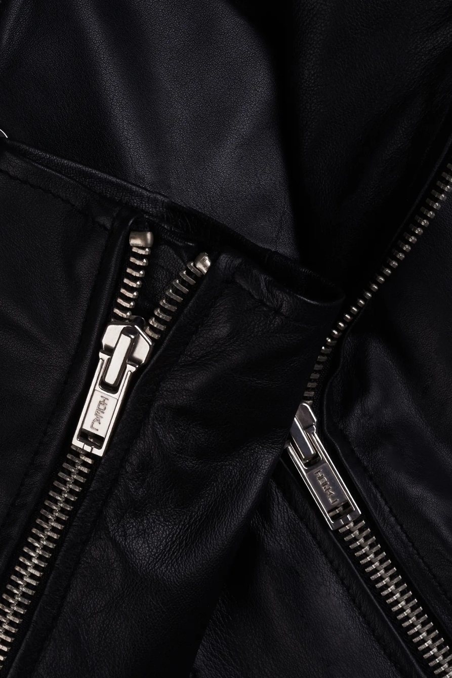 Joan Cropped Moto Jacket, image 2