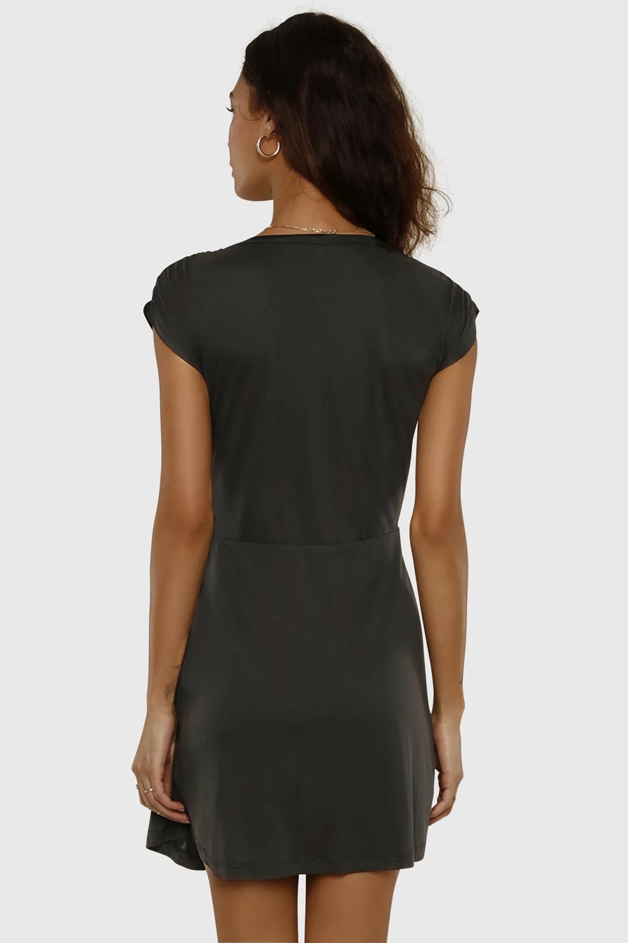 TWIST FRONT MINI DRESS, image 2