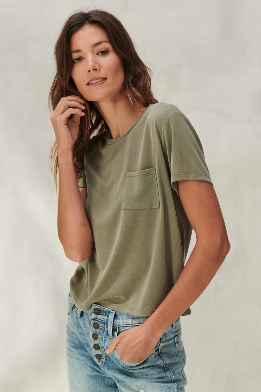 CROPPED BOYFRIEND TEE, image 3