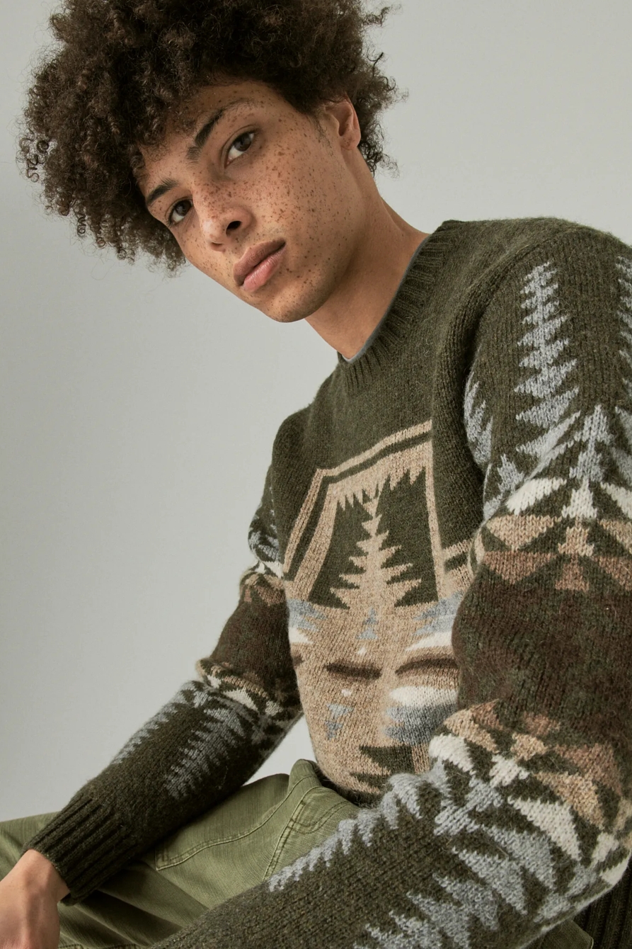 PENDLETON SHETLAND HARDING CREW NECK SWEATER, image 6