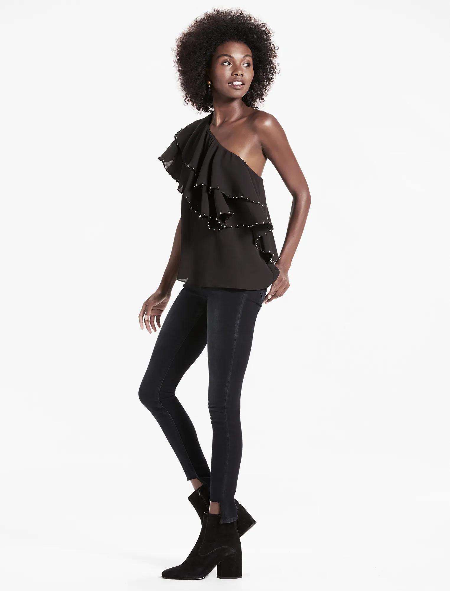 ONE SHOULDER PARTY TOP, image 2