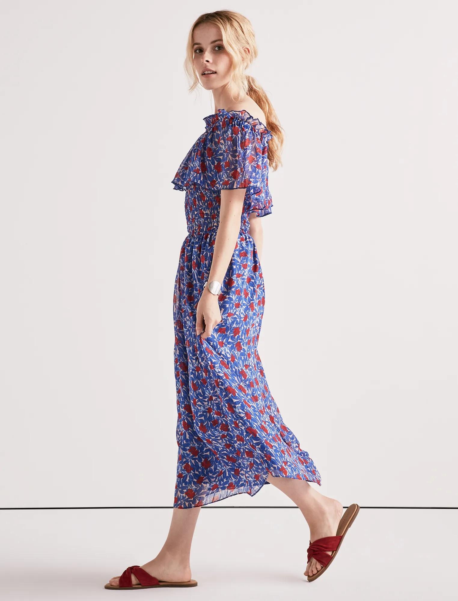 OFF SHOULDER FLORAL DRESS, image 2
