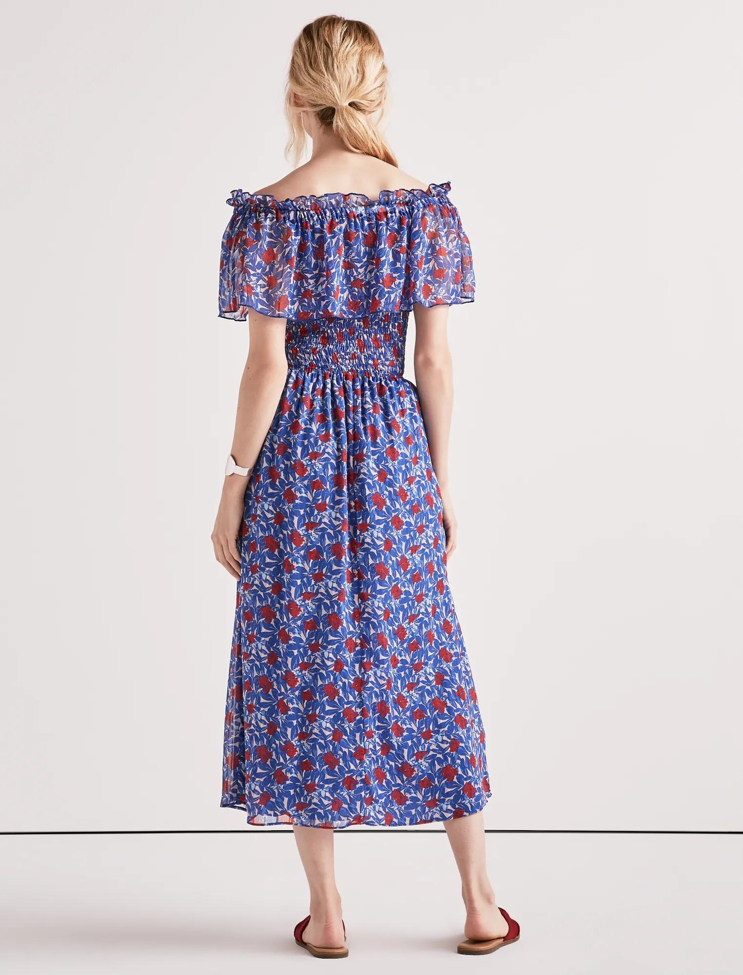 OFF SHOULDER FLORAL DRESS, image 3