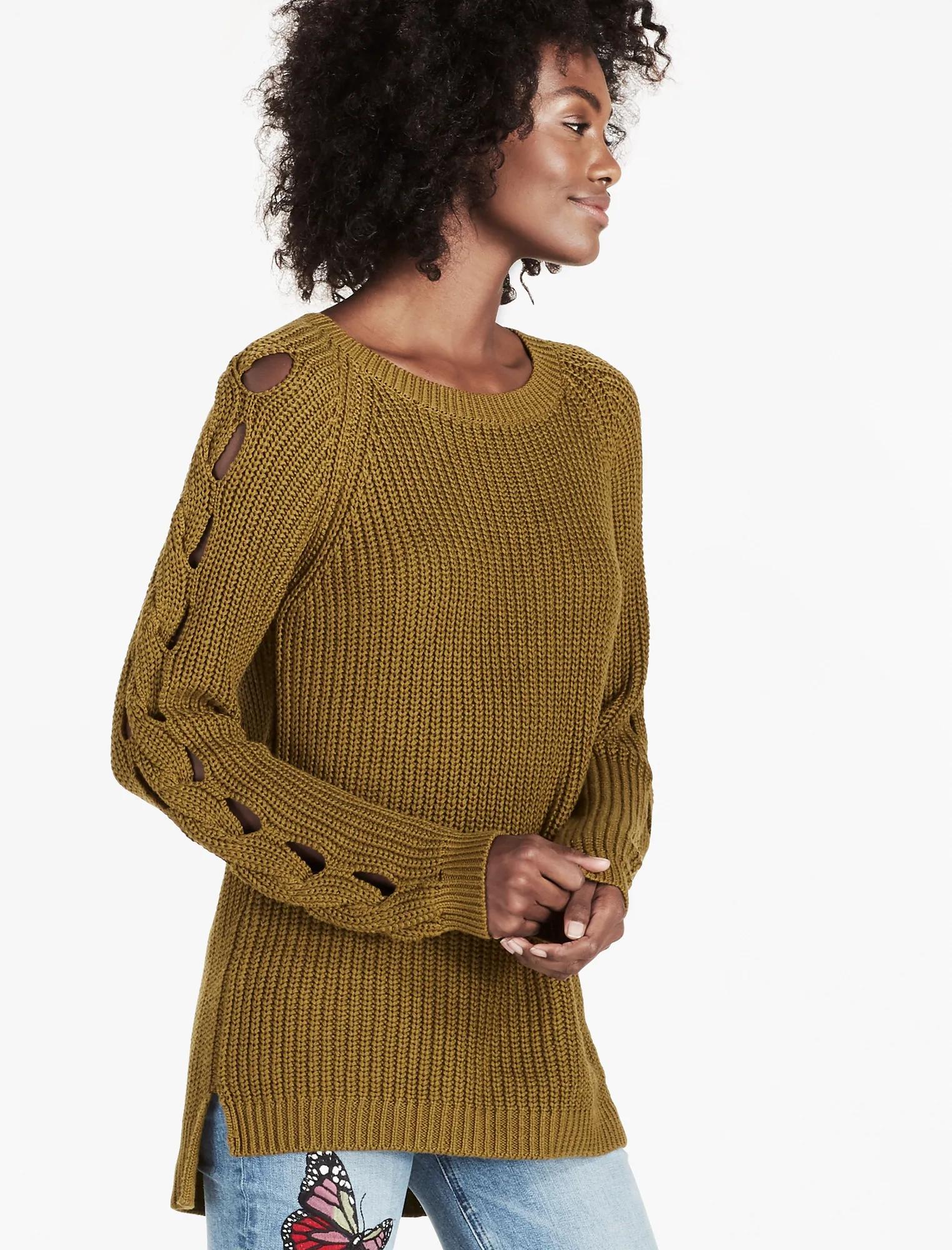 BRAID PULLOVER SWEATER, image 1