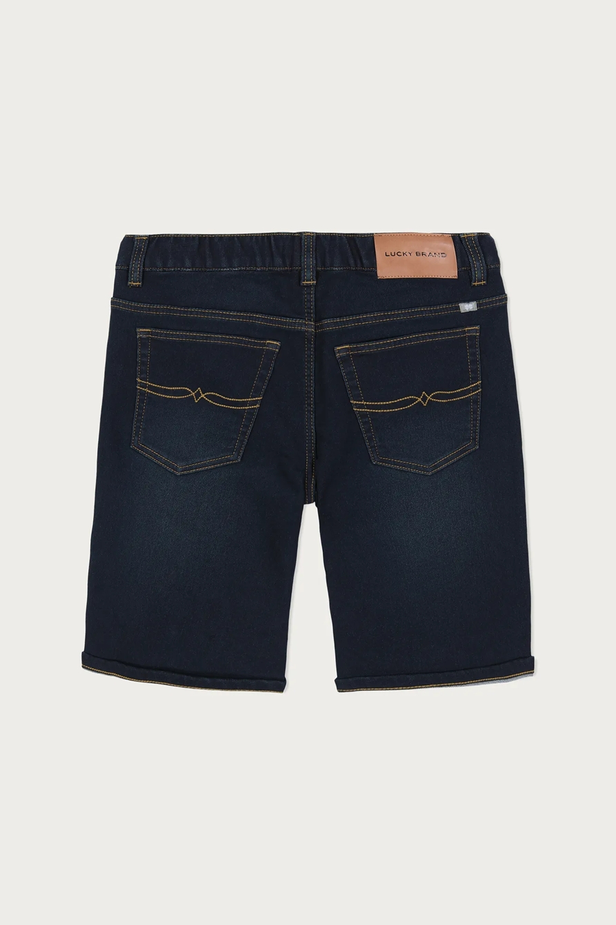 BOYS KNIT DENIM SHORTS, image 2