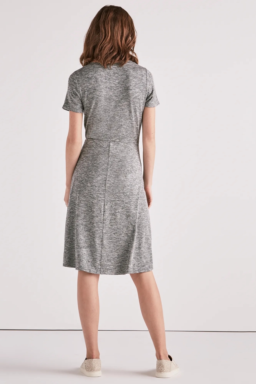 TIE FRONT KNIT DRESS, image 3