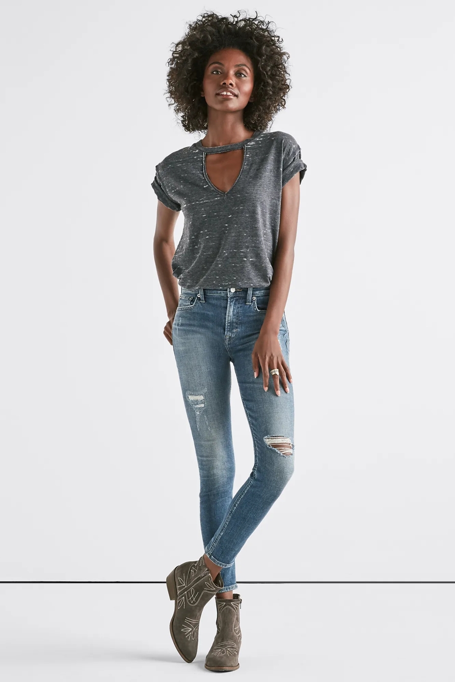 Venice Burnout Choker Tee, image 2