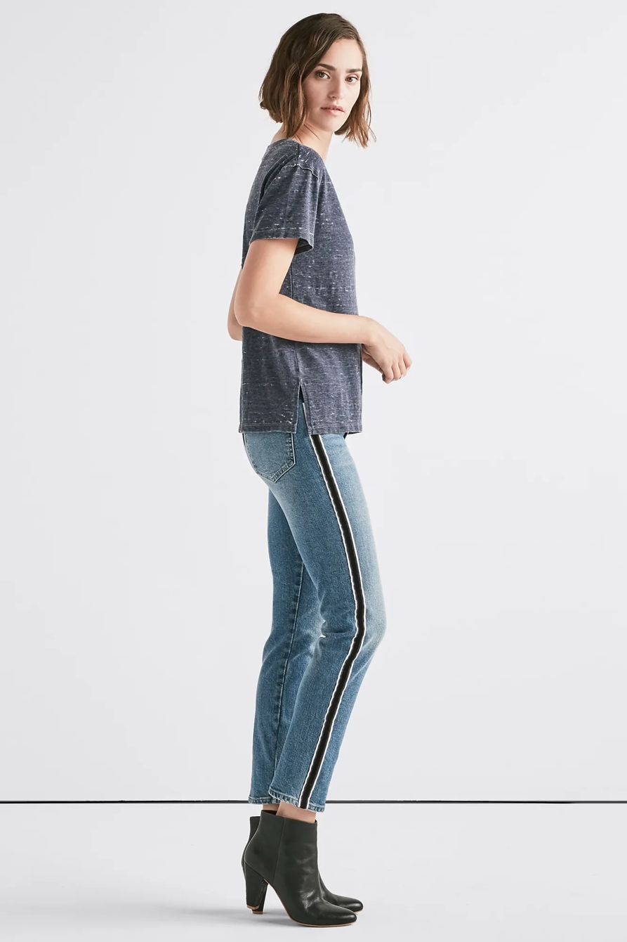 VENICE BURNOUT V-NECK TEE, image 2