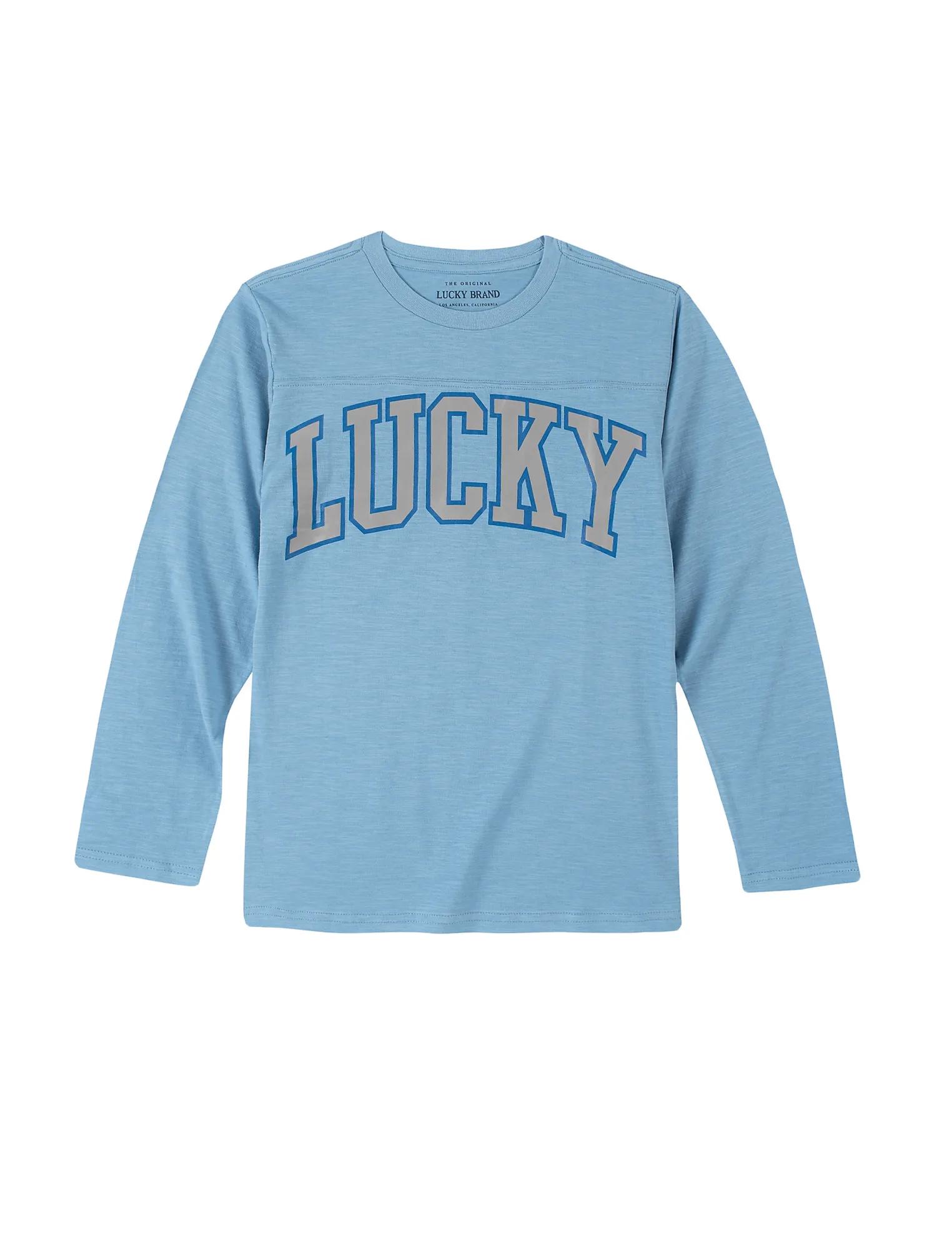 BOYS S-XL LUCKY BRAND LONG SLEEVE TEE, image 1