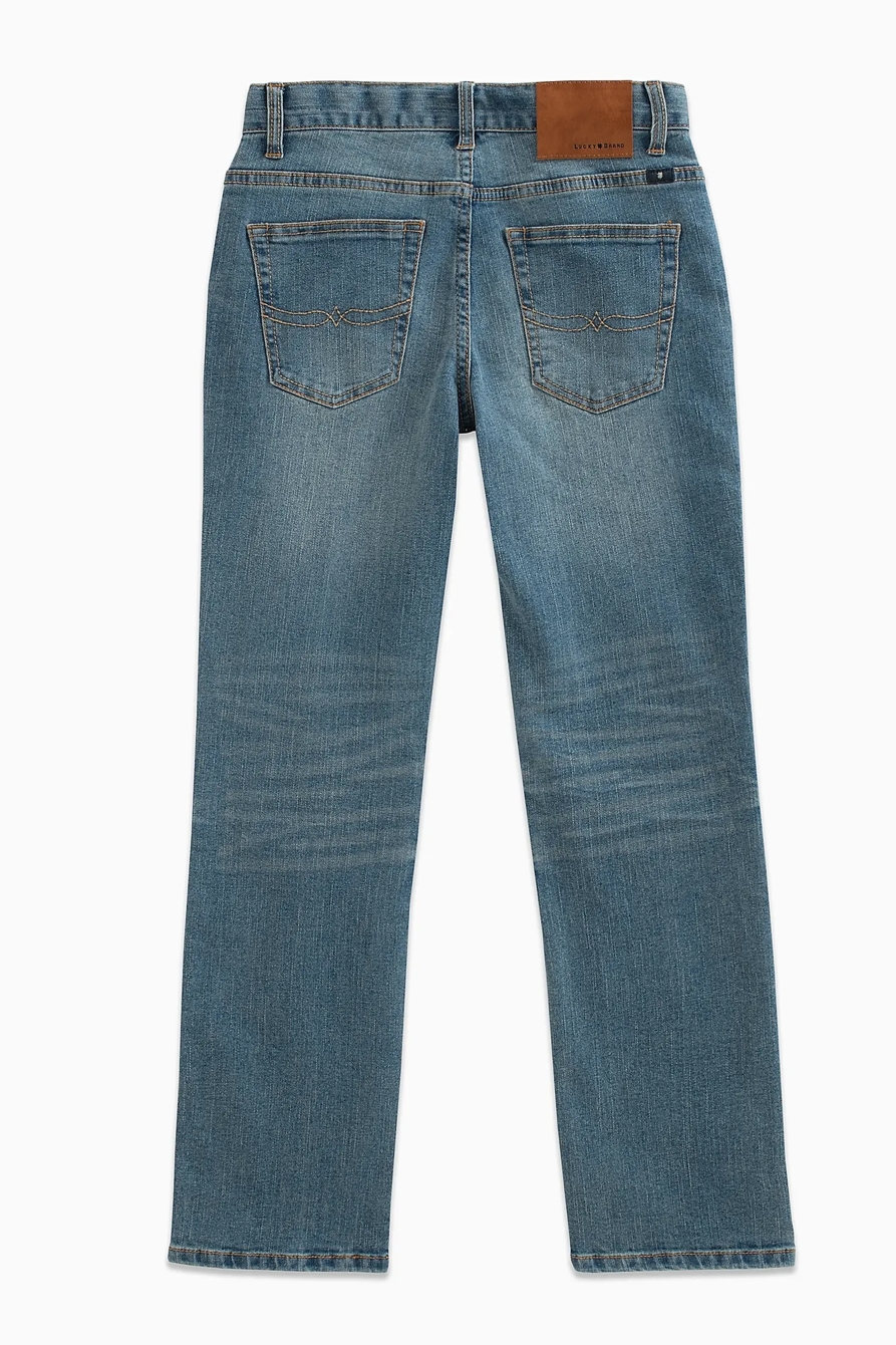 BOYS 8-20 5 POCKET DENIM PANT STRAIGHT JEANS, image 2