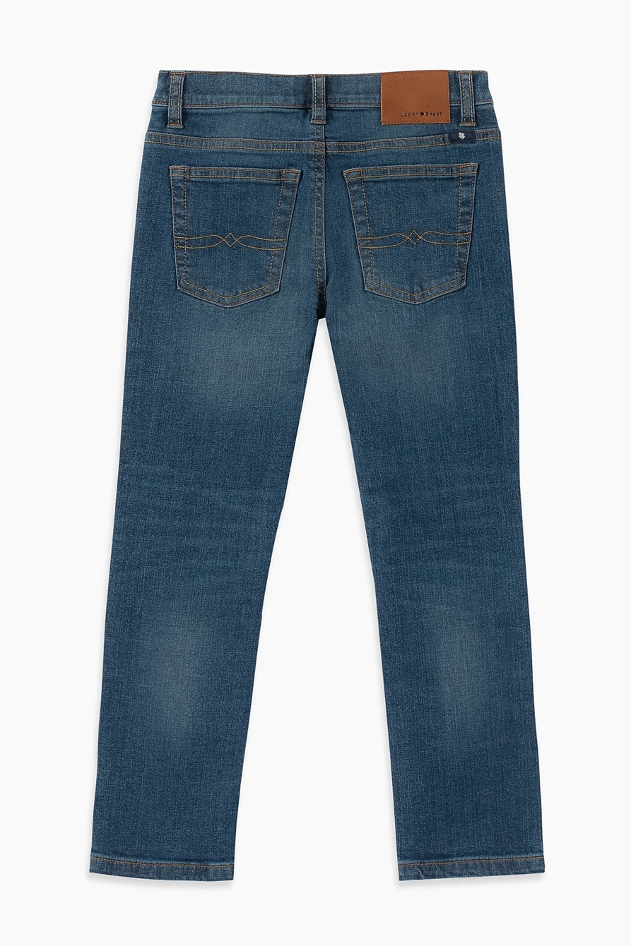LITTLE BOYS 2T-7 7 POCKET DENIM PANT AUTHENTIC SKINNY, image 2