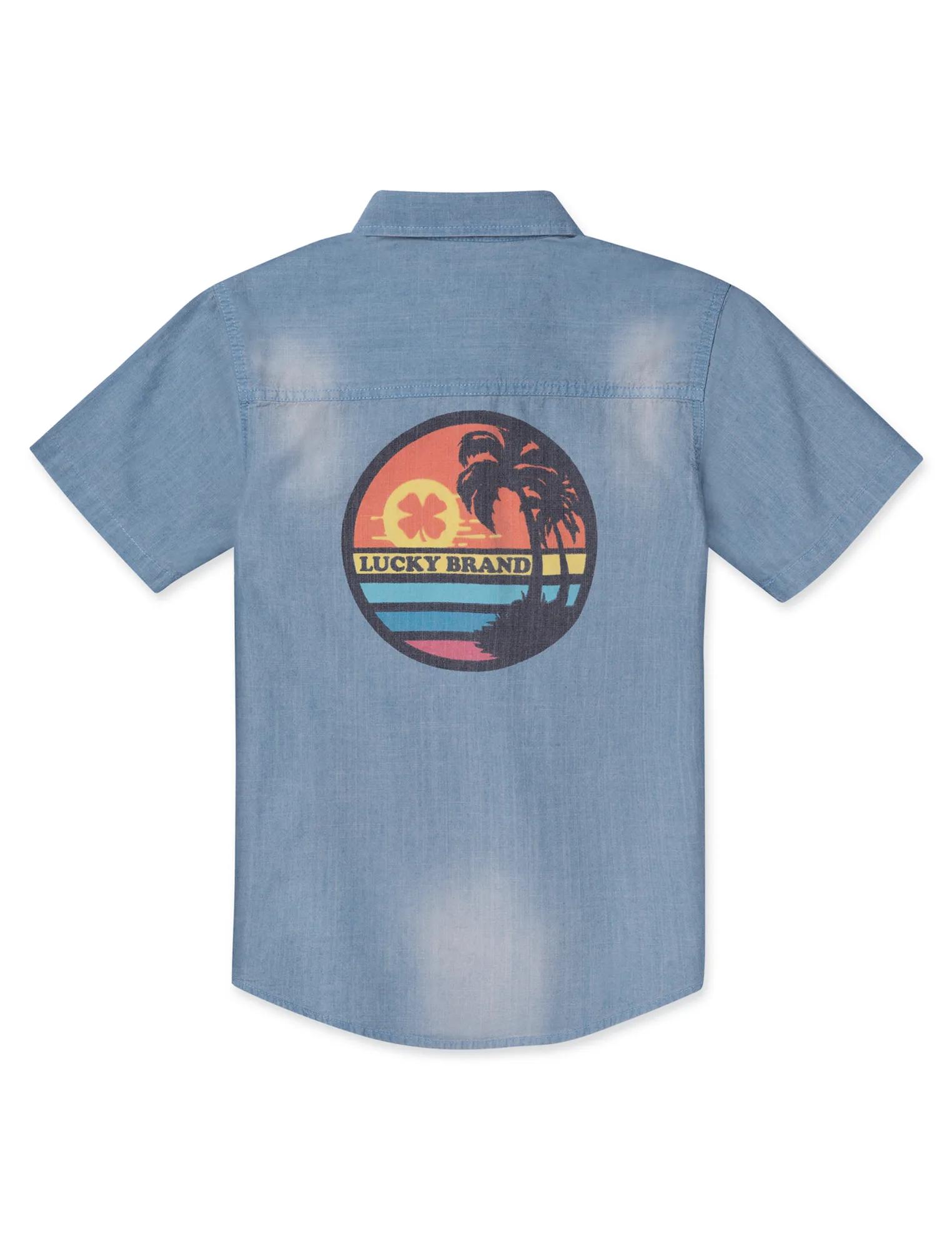 BOYS LUCKY CHAMBRAY SHORT, image 2