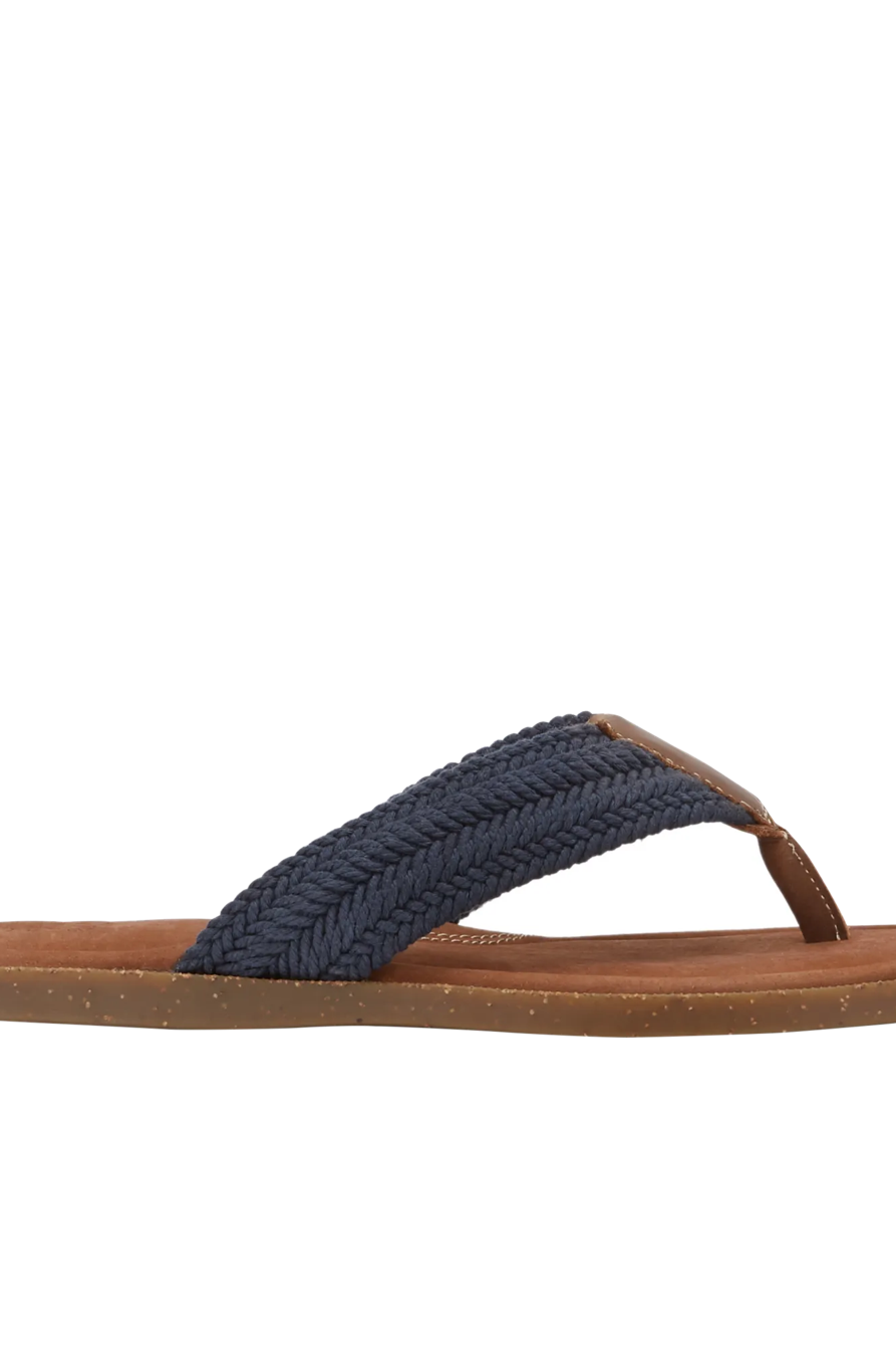 LENNON WOVEN FLIP FLOP SANDAL, image 2