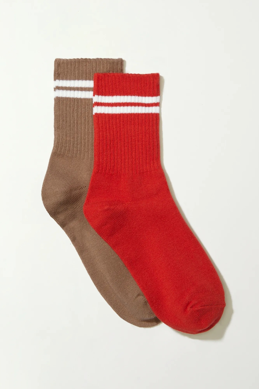 LUCKY VARSITY SOLID CREW SOCK 2 PK, image 1