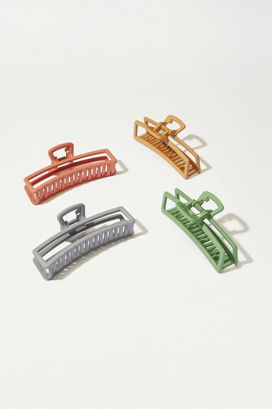 OPEN RECTANGLE CLAW CLIP SET, image 2