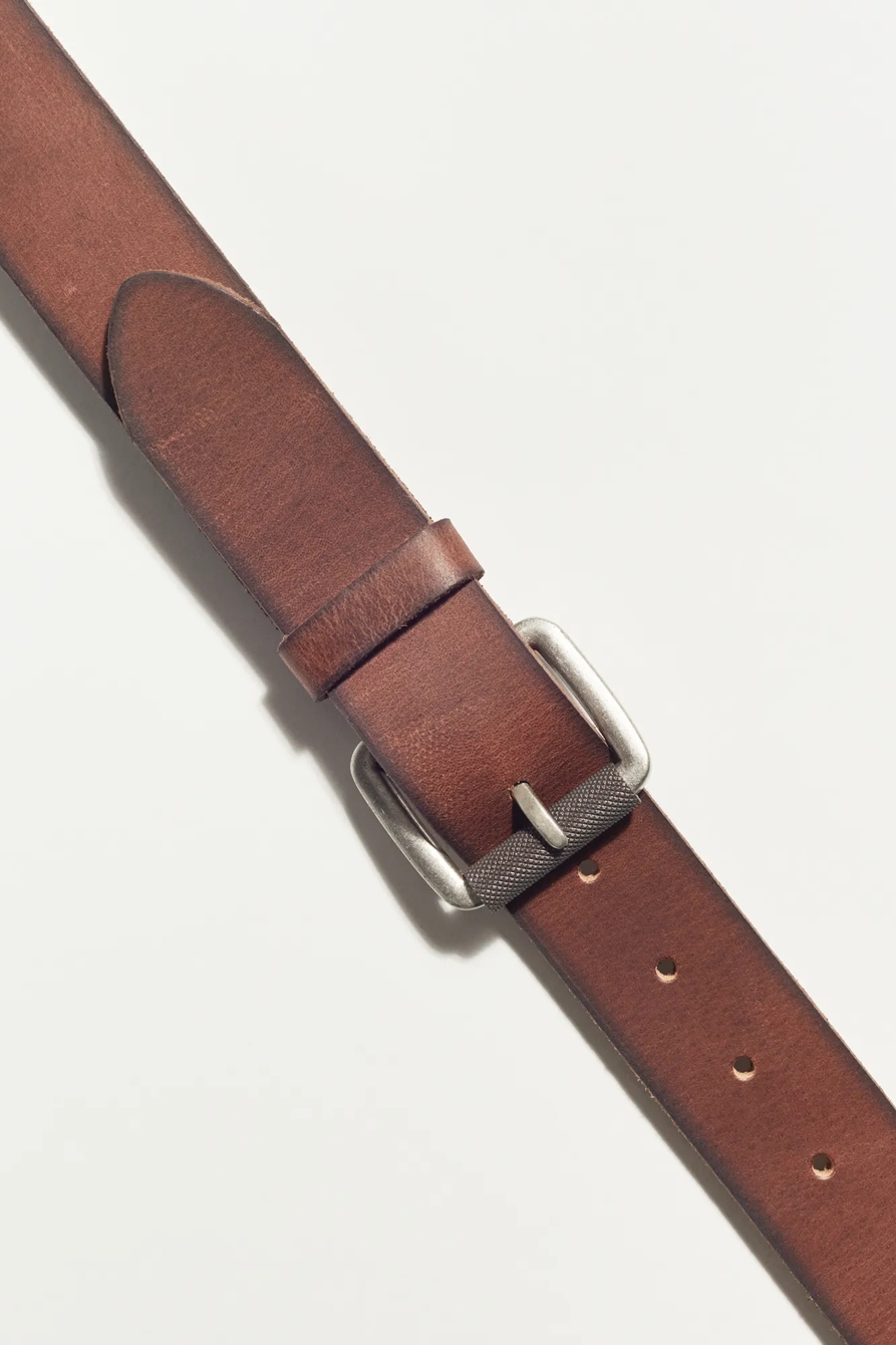 MEN'S LEATHER TAB BELT, image 2