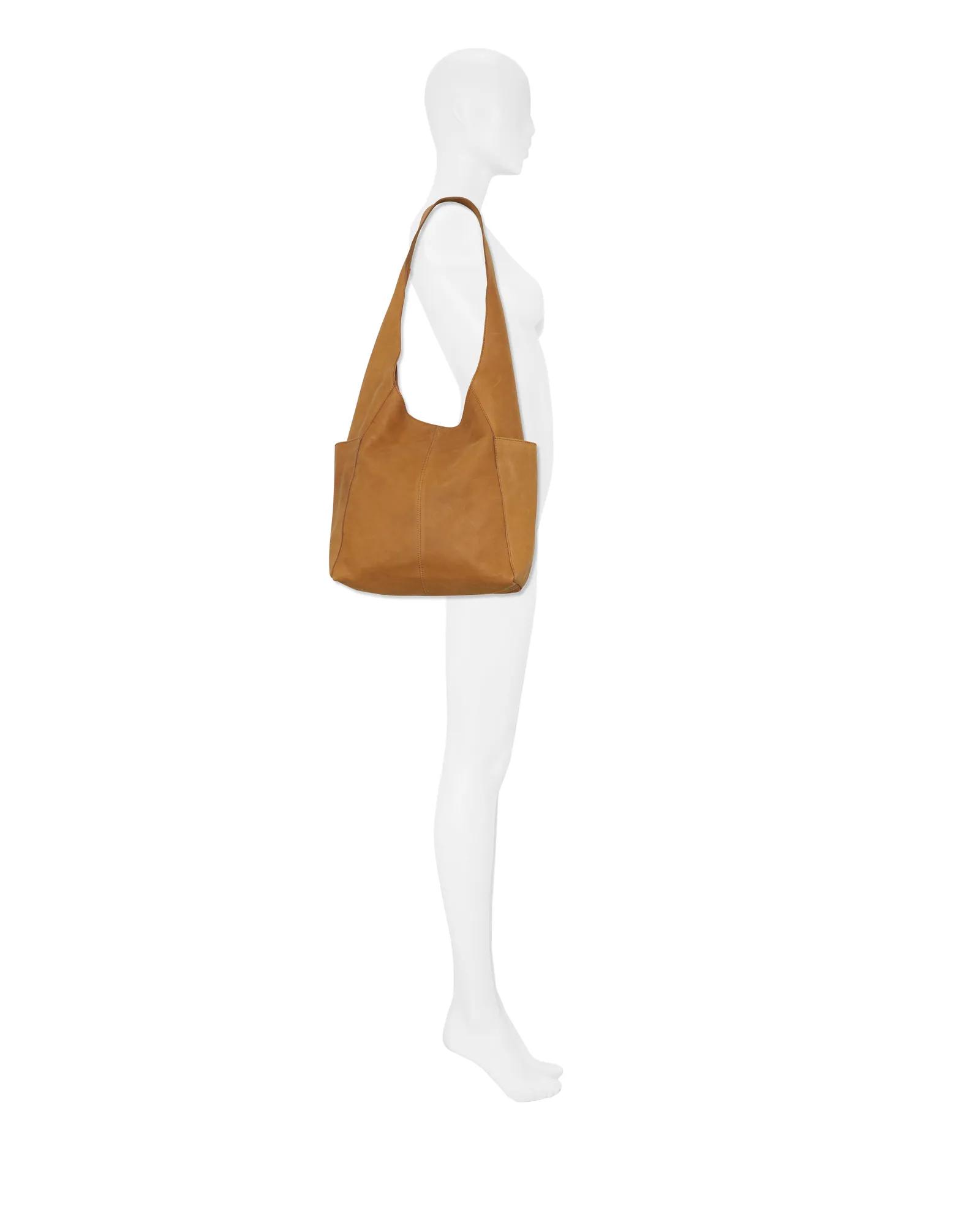 PATTI LEATHER SHOULDER BAG, image 4