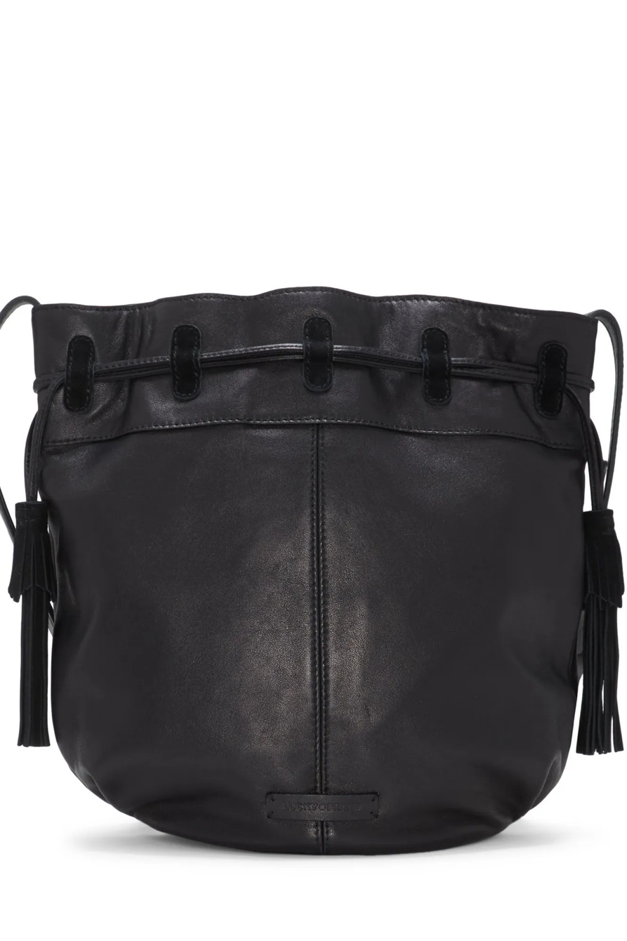 SEREN LEATHER BUCKET BAG, image 3