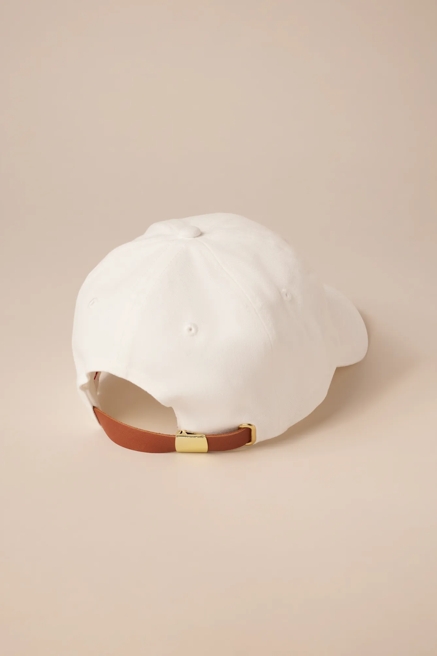 LUCKY CLOVER EMBROIDERED BASEBALL HAT, image 2