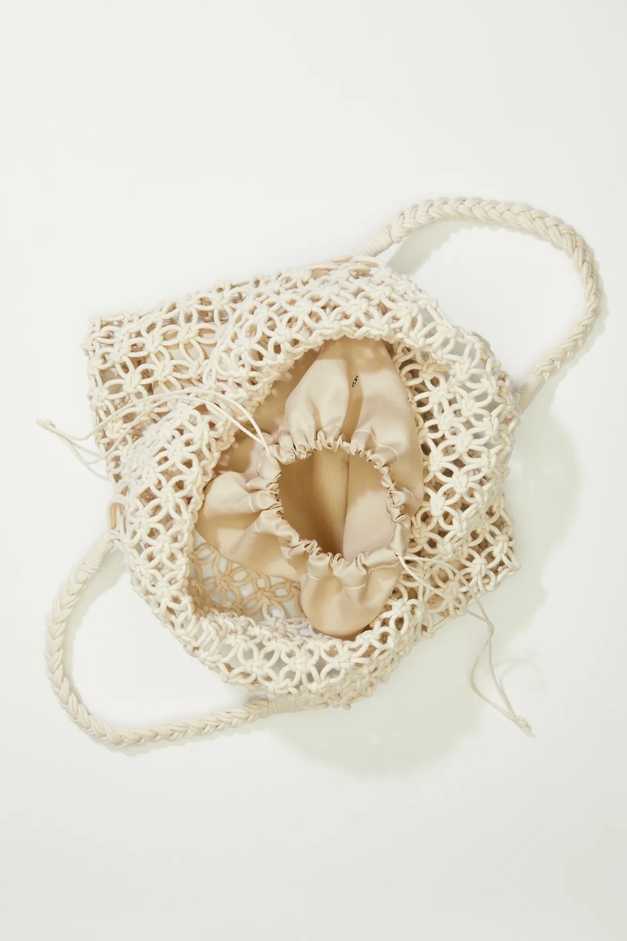 ROPE MACRAME MARKET TOTE, image 2