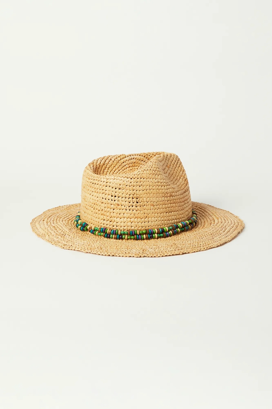 BEADED BAND WOVEN COWBOY HAT, image 2
