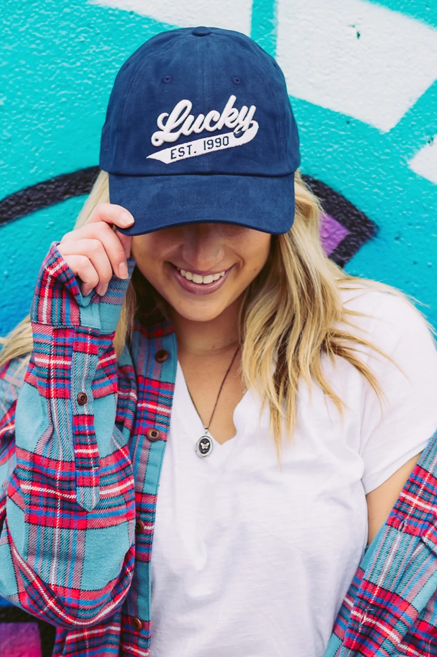 Lucky 1990 Embroidered Dad Hat, image 6