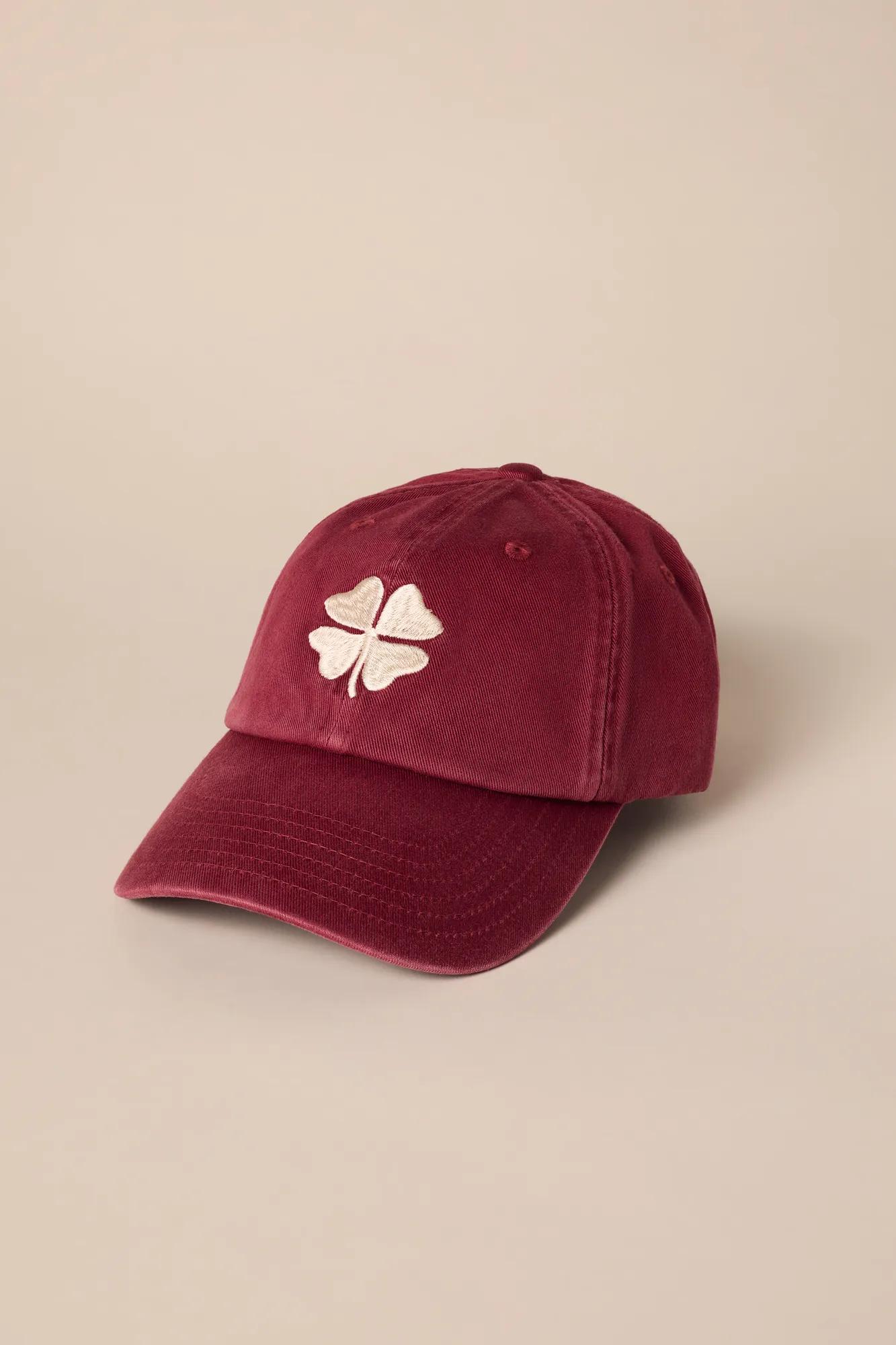 Lucky Brand Adjustable Maroon Ball Cap $_57.JPG?set_id=880000500F main image 4
