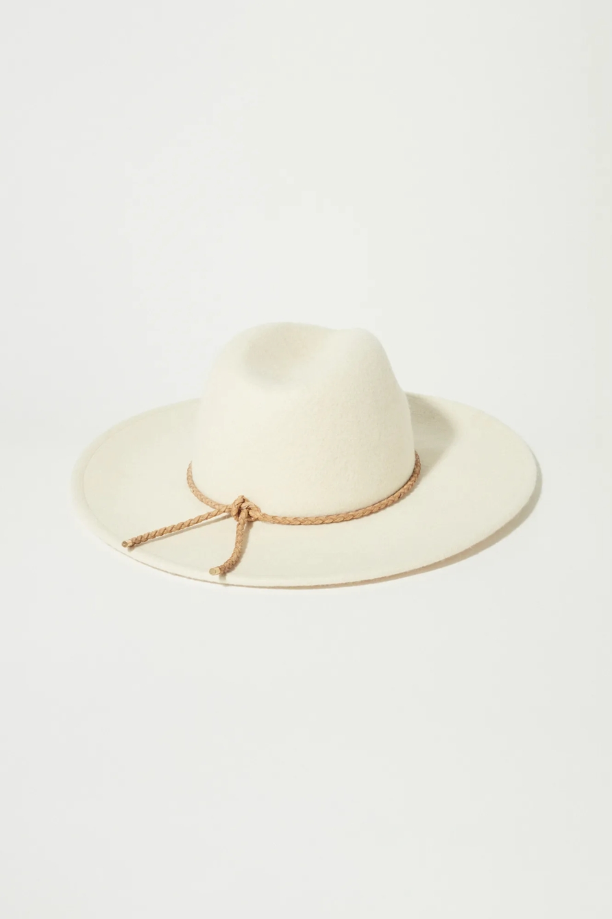 CREAM LEATHER BRAIDED RANGER, image 2
