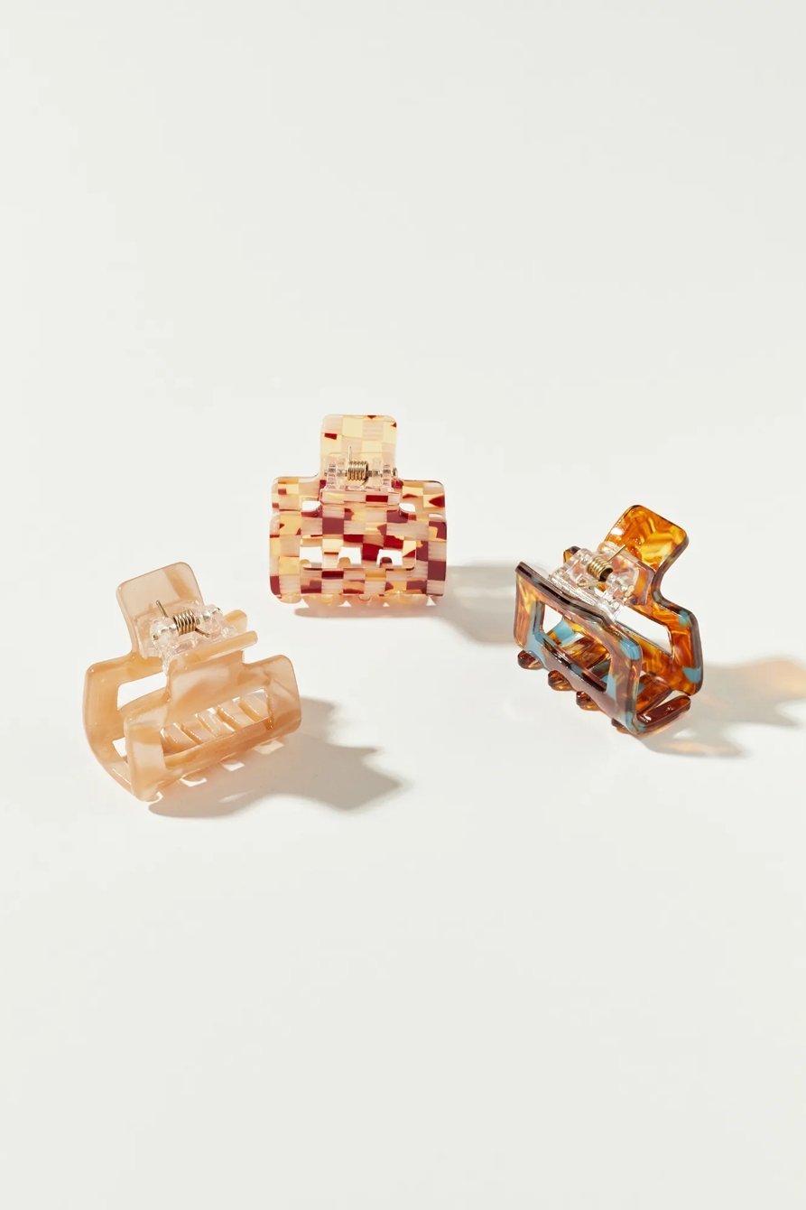 MINI CHECKERED CLAW SET, image 3