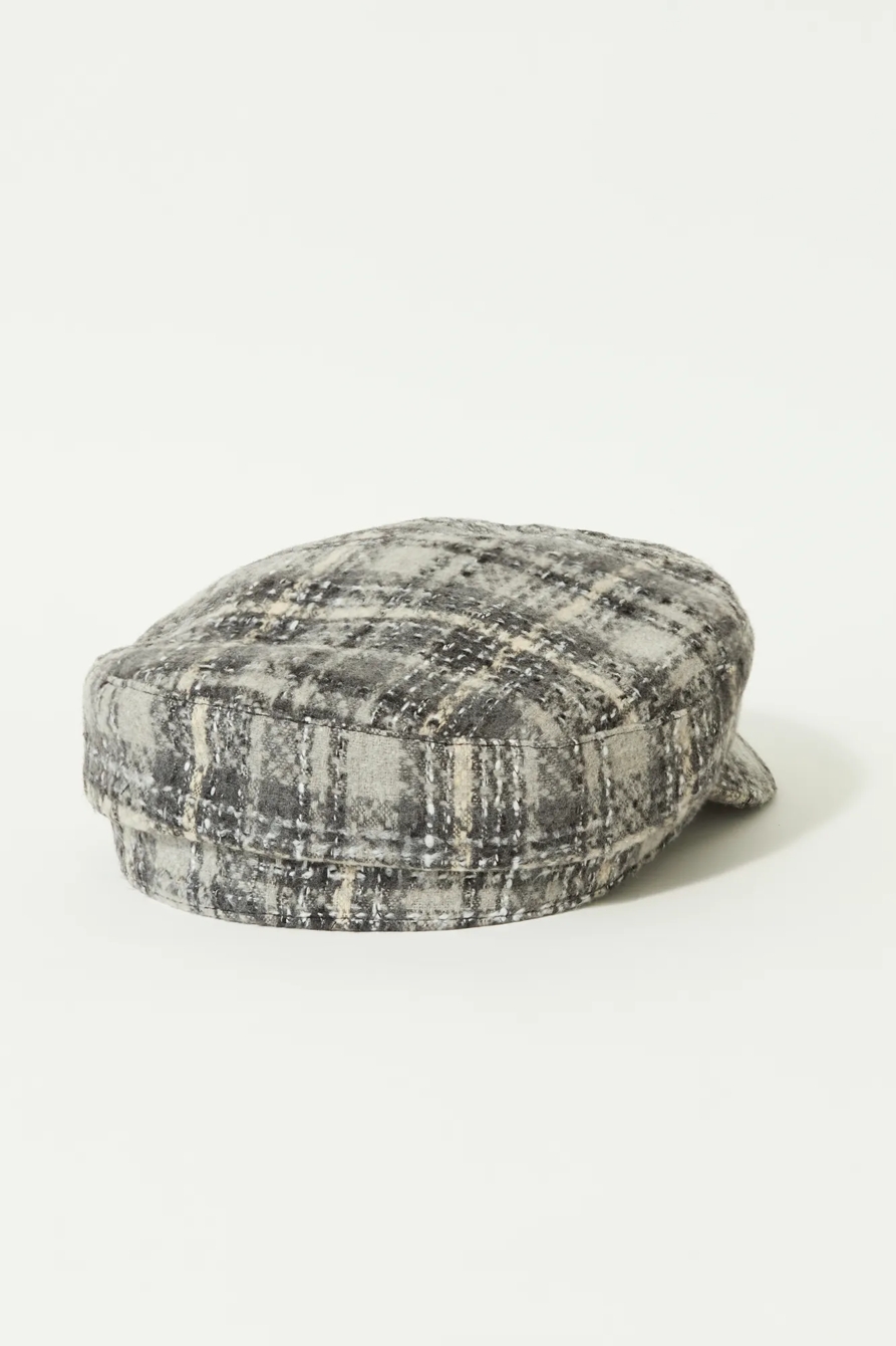 PLAID BAKER BOY HAT, image 2