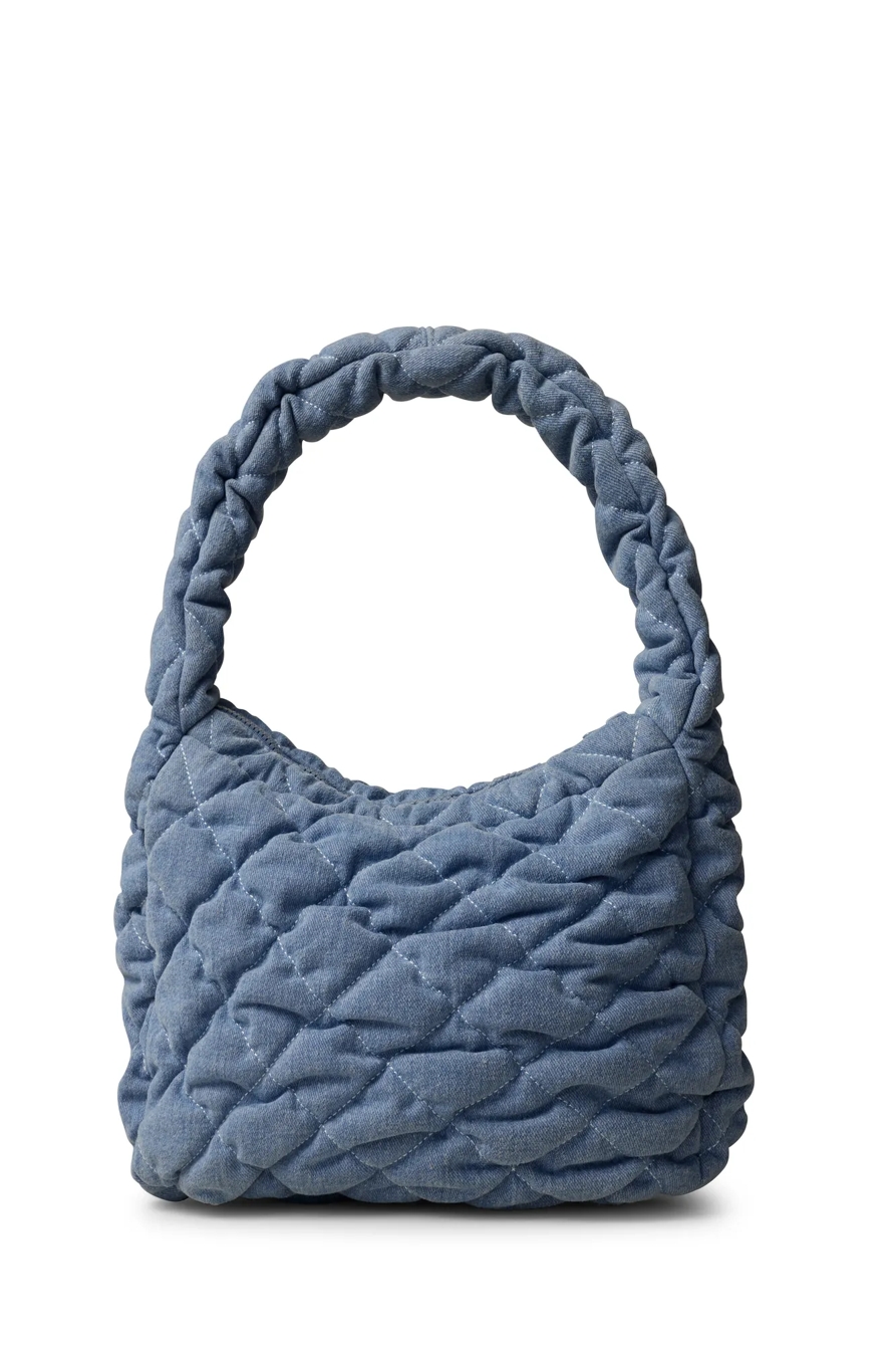 QUILTED DENIM TOTE, image 2