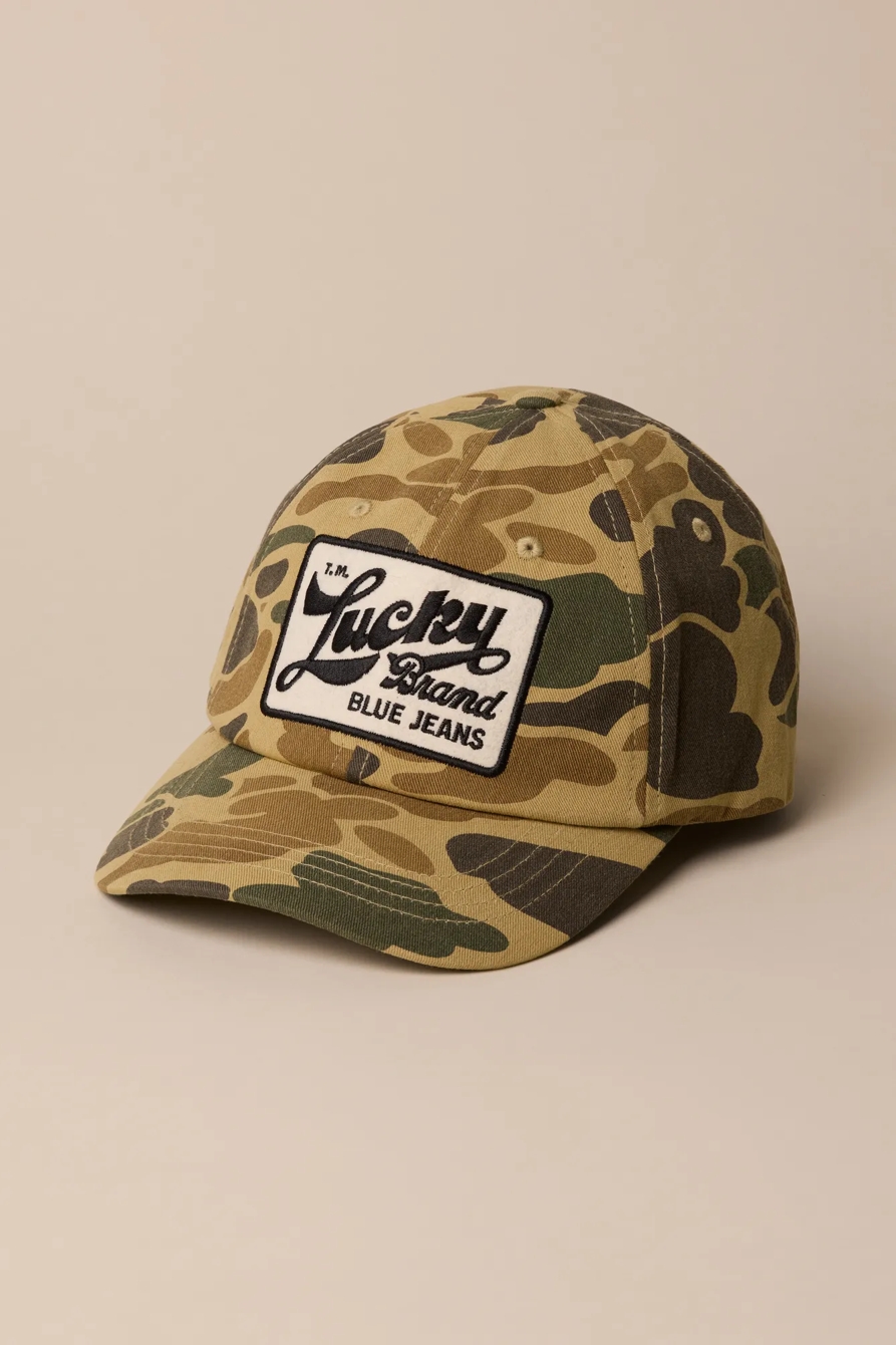 LUCKY BRAND PATCH CAMO CAP, image 1