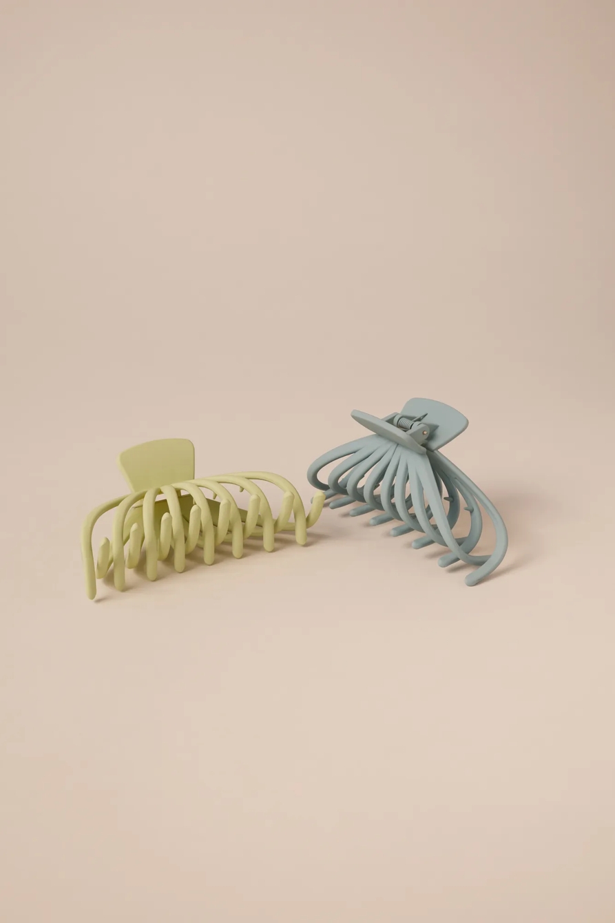 GREEN AND BLUE CLIP SET, image 2