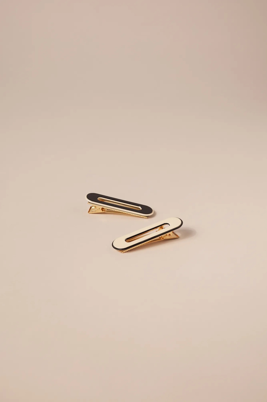 OVAL BARETTE SET, image 2