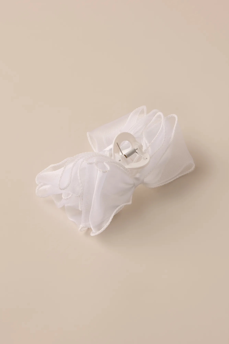 WHITE BOW CLAW, image 2