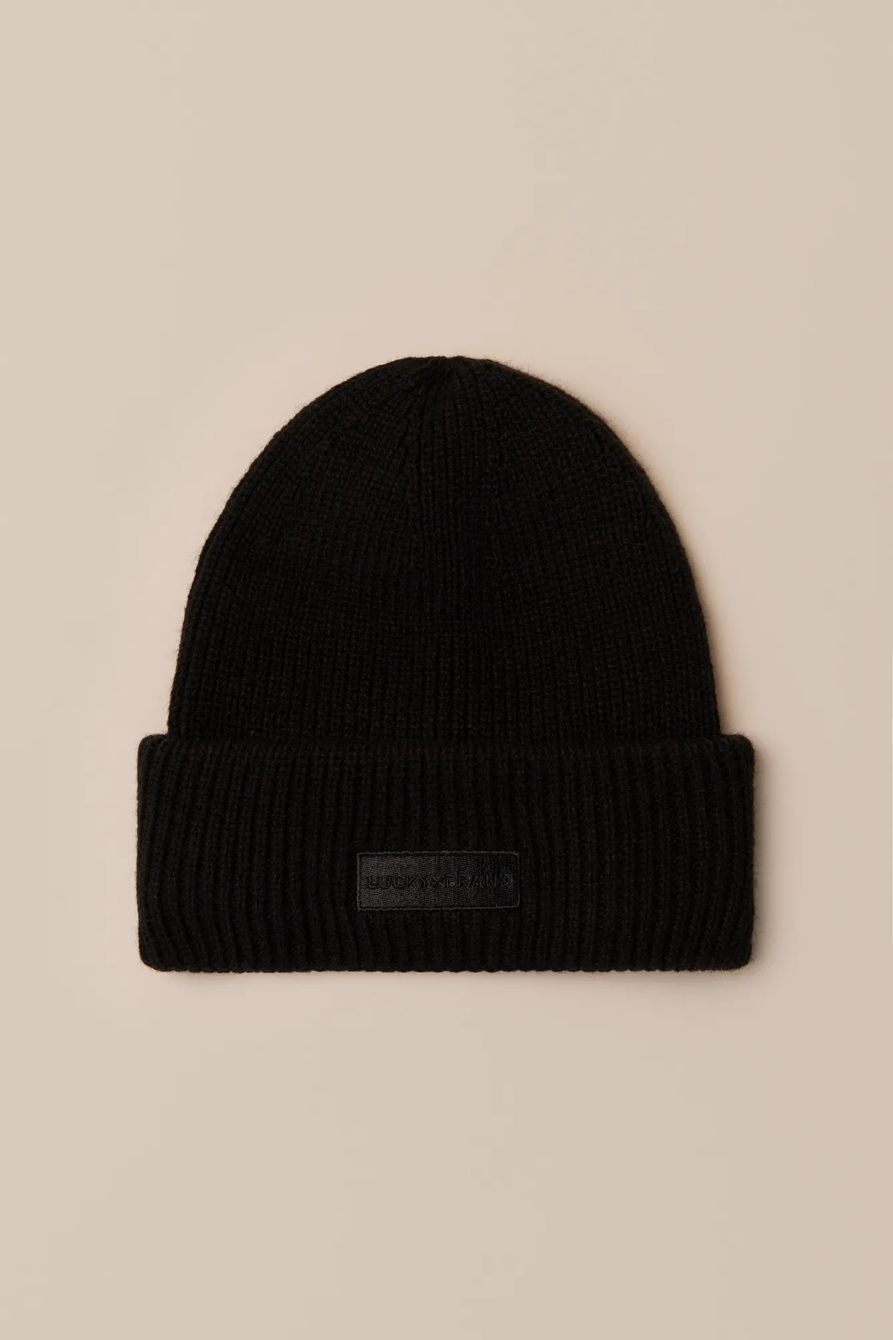 SOLID KNIT BEANIE, image 1